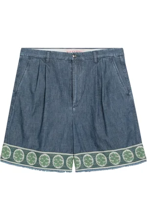 VALENTINO GARAVANI Szorty, Mężczyzna, Niebieski, M, Bawełna, Bermuda Shorts
