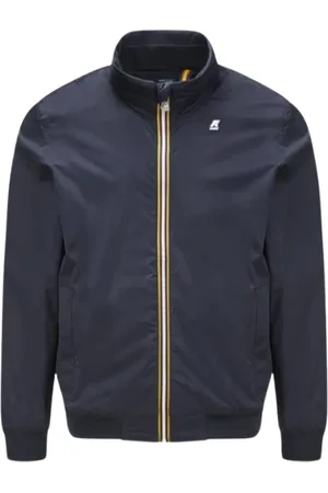 K-Way Kurtki, Mężczyzna, Niebieski, XL, Nylon, Lekka Kurtka