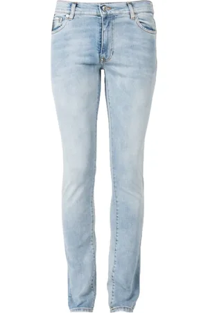 Iceberg Jeansy, Mężczyzna, Niebieski, W36, Dopasowane jeansy rurki (Slim Fit Skinny Jeansy)