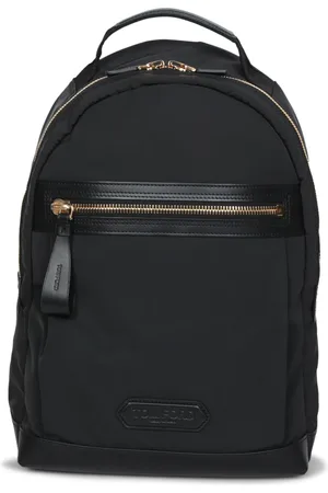 Tom Ford Torebki, Mężczyzna, Czarny, ONE SIZE, Nylon, Logo Nylonowy Plecak