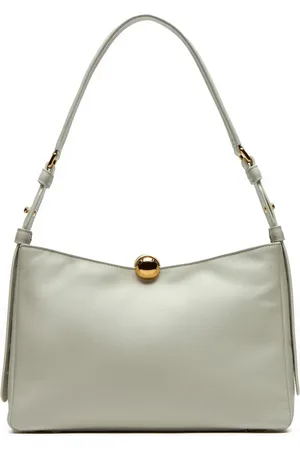 Furla Torebki, Kobieta, Biały, ONE SIZE, Miękka Sfera Biała Skórzana Torba