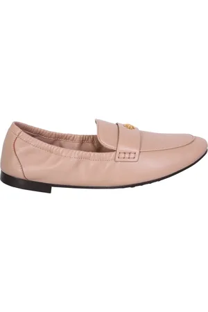 Tory Burch Buty, Kobieta, Beżowy, 37 EU, Skóra, Wsuwane baleriny z migdałowym noskiem