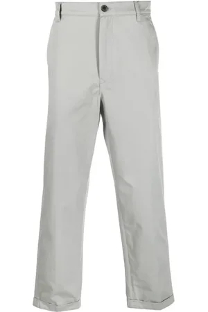 Kenzo Spodnie, Mężczyzna, Szary, W42, Bawełna, Casual Formal Chino Trousers