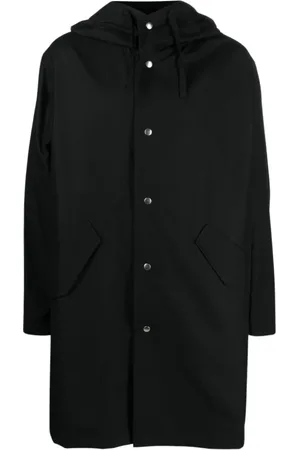 Jil Sander Płaszcze, Mężczyzna, Czarny, L, Nowoczesna Parka