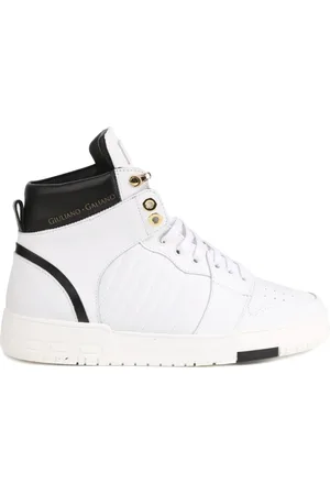Giuliano Galiano Buty, Kobieta, Biały, 38 EU, Białe Sneakersy z 1990 Patch