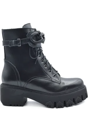 Patrizia Pepe Buty, Kobieta, Czarny, 40 EU, Skóra, Bikersy
