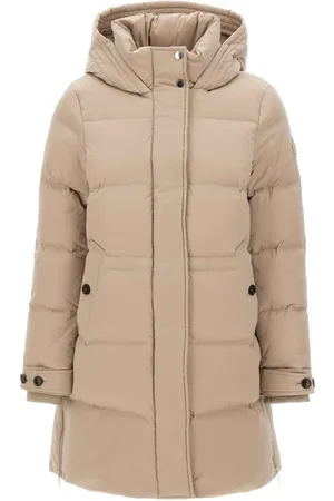Woolrich Płaszcze, Kobieta, Beżowy, L, Parka Alsea