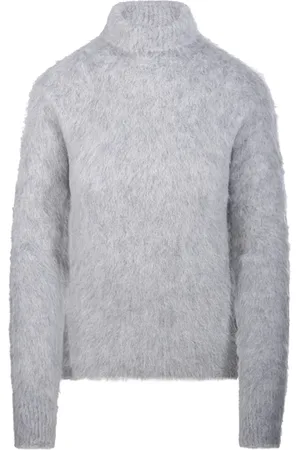 Sportmax Swetry, Kobieta, Szary, S, Stylowe Dzianiny dla Kobiet