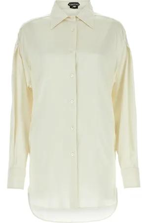 Tom Ford Bluzki, Kobieta, Biały, M, Wyjątkowa Kolekcja Bluzek