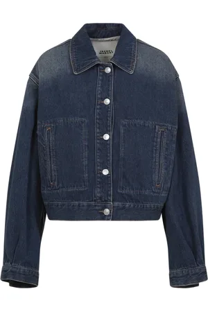 Isabel Marant Kurtki, Kobieta, Niebieski, S, Bawełna, Josephine Jacket