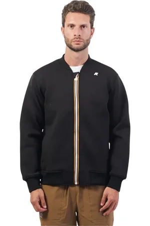 K-Way Kurtki, Mężczyzna, Czarny, 2XL, Czarna kurtka bomberka o sportowym wyglądzie