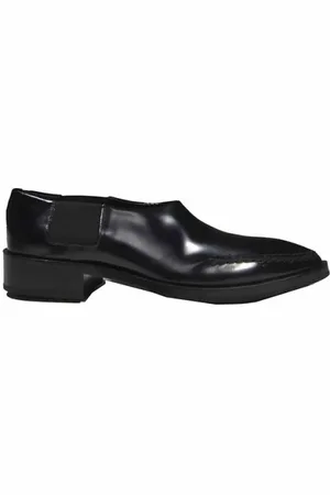Jil Sander Buty, Kobieta, Czarny, 40 EU, Skóra, Czarne skórzane wsuwane mokasyny