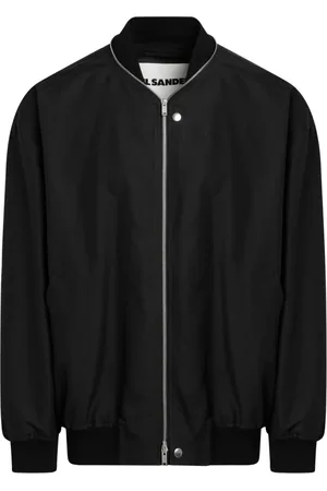 Jil Sander Kurtki, Mężczyzna, Czarny, M, Stylowa kurtka bomberka