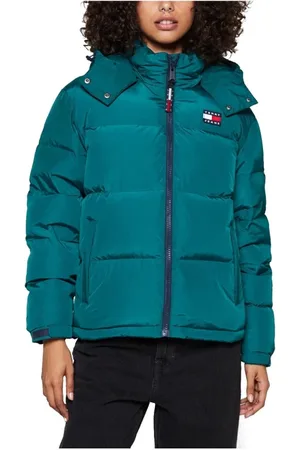 Tommy Hilfiger Kurtki, Kobieta, Zielony, S, Poliester, Kurtka Puffer Alaska