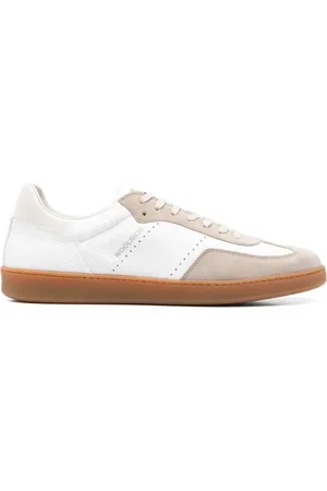 Woolrich Buty, Mężczyzna, Beżowy, 40 EU, Beżowe Sneakersy Sznurowane Podeszwa z Gumy
