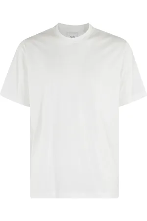 Y-3 Koszulki, Mężczyzna, Biały, S, Bawełna, Koszulka T-shirt z grafiką