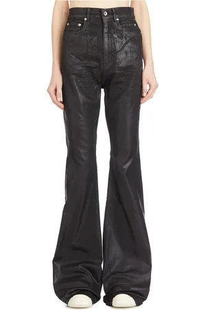 Rick Owens Jeansy, Kobieta, Czarny, W26, Czarne Bootcut Jeansyy