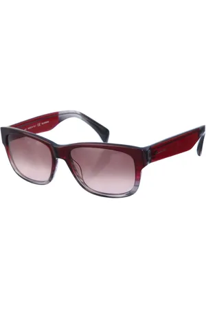 Jil Sander Akcesoria, Kobieta, Wielobarwność, ONE SIZE, Czarne owalne okulary przeciwsłoneczne z acetatową oprawką