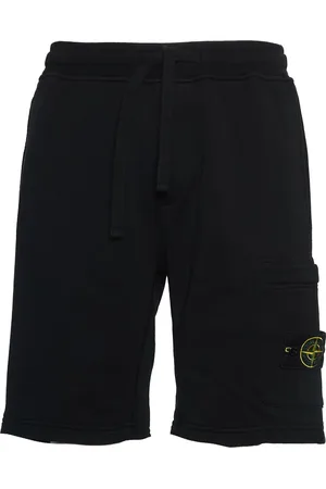 Stone Island Szorty, Mężczyzna, Czarny, S, Bawełna, Szorty polarowe