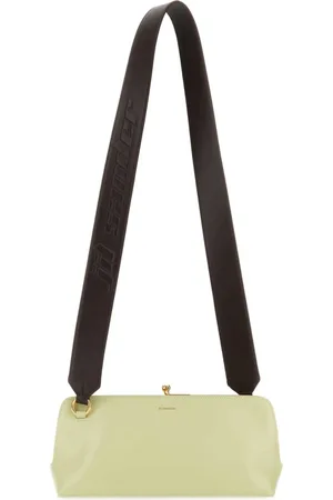 Jil Sander Torebki, Kobieta, Zielony, ONE SIZE, Skóra, Pastelowo Zielona Skórzana Mała Torba na Ramię Goji