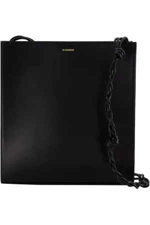 Jil Sander Torebki, Kobieta, Czarny, ONE SIZE, Skóra, Sac Hobo Tangle