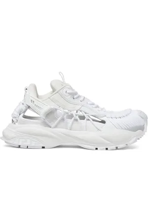 VERSACE Buty, Mężczyzna, Biały, 40 EU, Buty Mercury w białej skórze