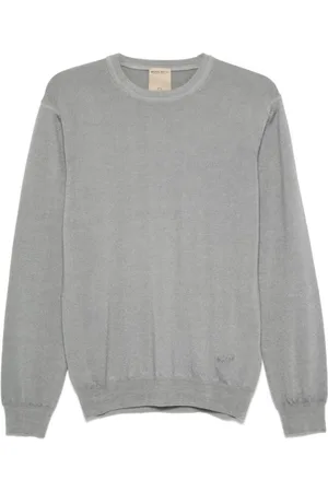 Woolrich Swetry, Mężczyzna, Szary, 2XL, Wełna, Sweter Crewneck Vintage Pearl