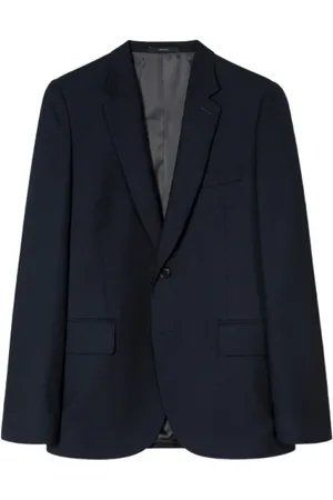 Paul Smith Kurtki, Kobieta, Niebieski, 2XS, Wełna, Granatowa marynarka o kroju tailored-fit