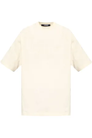 Jacquemus Koszulki, Mężczyzna, Beżowy, M, Bawełna, Zestaw T-Shirt i Polo