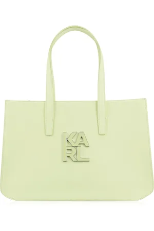 Karl Lagerfeld Torebki, Kobieta, Zielony, ONE SIZE, Skóra, Damska torebka z zamkiem błyskawicznym