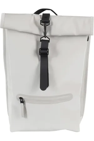 Rains Torebki, Mężczyzna, Biały, ONE SIZE, Matrix Rolltop Plecak