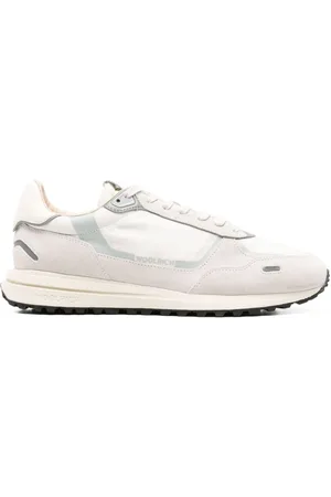 Woolrich Buty, Mężczyzna, Biały, 42 EU, Białe Sneakersy Sznurowane Podeszwa Logo