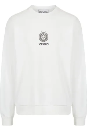 Iceberg Bluzy, Mężczyzna, Biały, L, Bawełna, Sweaters Ecru