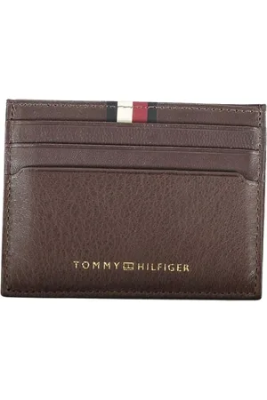Tommy Hilfiger Akcesoria, Mężczyzna, brązowy, ONE SIZE, Skóra, Skórzany portfel