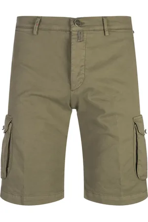 Kiton Szorty, Mężczyzna, Zielony, W36, Bawełna, Szorty Casualowe