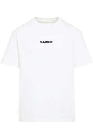Jil Sander Koszulki, Mężczyzna, Biały, L, Bawełna, Biały T-shirt o nowoczesnym kroju