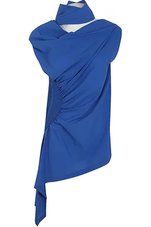 Issey Miyake Bluzki, Kobieta, Niebieski, M, Poliester, Koszula Eye Of The Bean