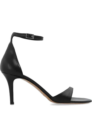 Isabel Marant Buty, Kobieta, Czarny, 37 EU, Skóra, Sandały na obcasie Ailisa