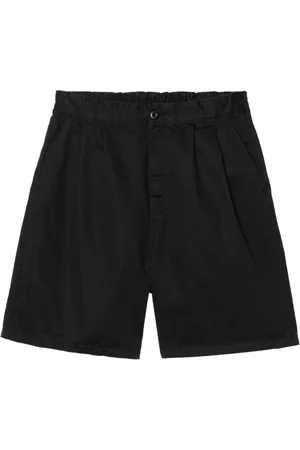 Carhartt Szorty, Mężczyzna, Czarny, M, Luźne Spodenki z Elastycznym Pasem