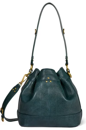 JÉRÔME DREYFUSS Torebki, Kobieta, Niebieski, ONE SIZE, Skóra, Torebka Crossbody typu Bucket Bag