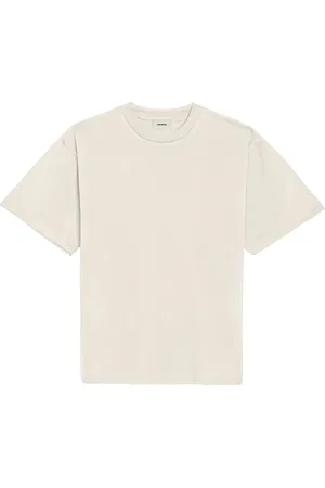 A PAPER KID Koszulki, Mężczyzna, Beżowy, M, Crema T-Shirt