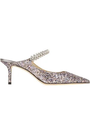 Jimmy Choo Buty, Kobieta, Wielobarwność, 37 EU, Skóra, Czółenka na obcasie typu mule