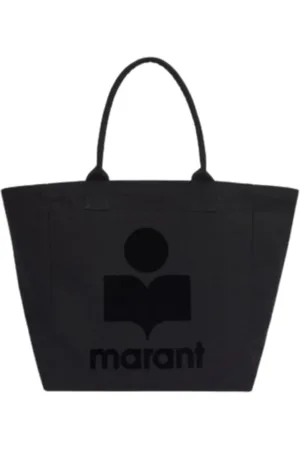 Isabel Marant Torebki, Kobieta, Czarny, ONE SIZE, Bawełna, Bawełniana torba typu tote