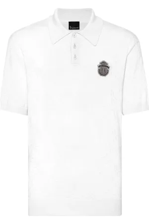 BILLIONAIRE Koszulki, Mężczyzna, Biały, 4XL, Sweter z Długim Rękawem w Czarnym