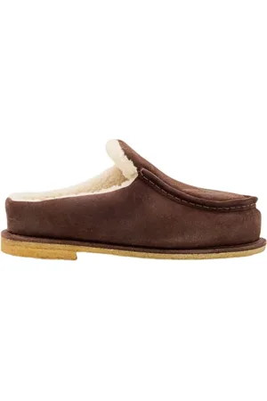 J.W.Anderson Buty, Kobieta, brązowy, 36 EU, Skóra, Ciemnobrązowe klapki