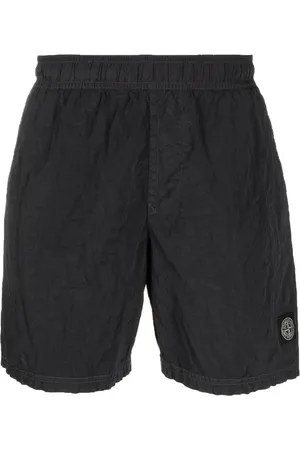 Stone Island Stroje kąpielowe, Mężczyzna, Czarny, M, Nylon, Nylon Metal Beachwear