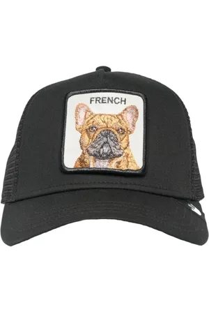 Goorin Bros. Akcesoria, unisex, Czarny, ONE SIZE, Bawełna, Francuski Frenchie Buldog Czapka Klasyczny Styl