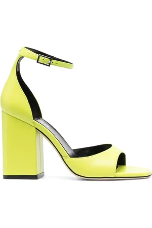 PARIS TEXAS Buty, Kobieta, Zielony, 38 EU, Skóra, Sandały na obcasie Fiona ze skóry