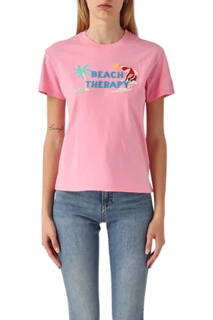MC2 SAINT BARTH Koszulki, Kobieta, Różowy, L, T-shirt Emilie