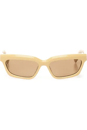 Jacquemus Akcesoria, unisex, Żółty, ONE SIZE, Okulary przeciwsłoneczne z żółtymi szkłami i ochroną UV